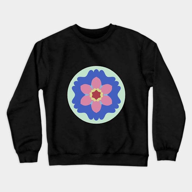 Mandala No. 05 Crewneck Sweatshirt by Againstallodds68